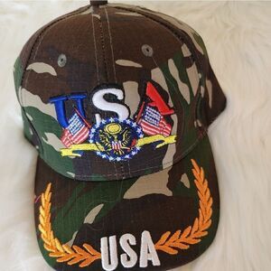 New Camo "USA" Baseball Hat